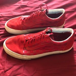 Size 10 Red Checkered Vans